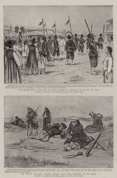 La guerra en el este de Georges Ferdinand Bigot